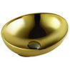 Mexen Elza opzetwastafel 40 x 33 cm, goud - 21014088