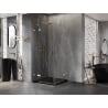 Mexen Lunar Duo cabine de douche battante 115 x 115 cm, transparent, or - 834-115L-115P-50-00