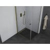 Mexen Pretoria cabine de douche pivotante 70 x 100 cm, transparent, doré - 852-070-100-50-00