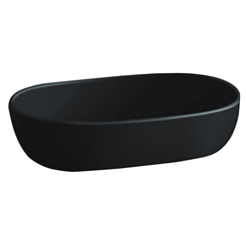 Mexen Viki opbouw wastafel 59 x 40 cm, zwarte glans - 21056070