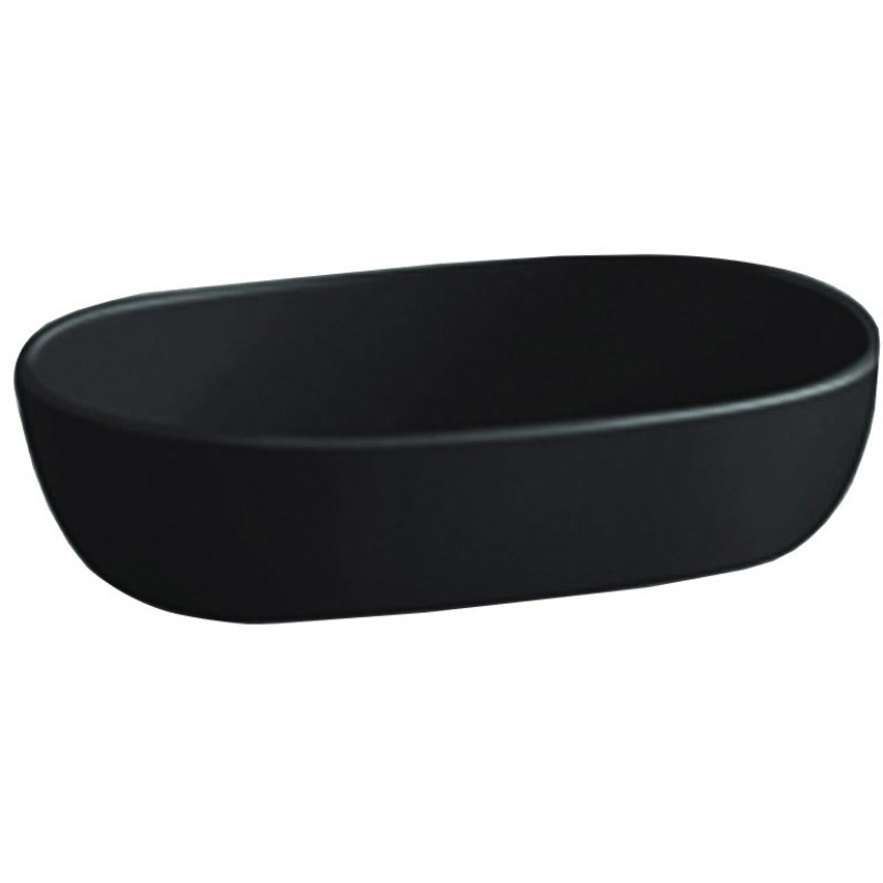Mexen Viki umivaonik na pultu 59 x 40 cm, crni sjaj - 21056070