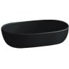 Mexen Viki countertop washbasin 59 x 40 cm, black gloss - 21056070