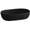 Mexen Viki opbouw wastafel 59 x 40 cm, zwarte glans - 21056070