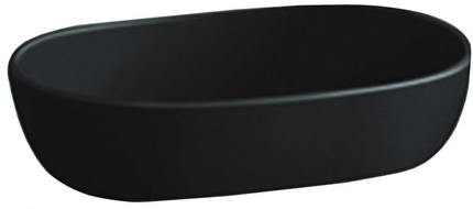 Mexen Viki Aufsatzwaschbecken 59 x 40 cm, schwarz glänzend - 21056070