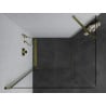 Mexen Pretoria Duschkabine schwenkbar 90 x 100 cm, transparent, gold - 852-090-100-50-00