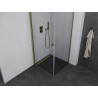 Mexen Pretoria schuifdouchecabine 80 x 80 cm, transparant, goud - 852-080-080-50-00