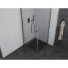 Mexen Pretoria Duschkabine schwenkbar 70 x 70 cm, transparent, gold - 852-070-070-50-00