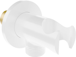 Mexen Kai conector angular, blanco - 79301-20