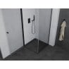 Mexen Pretoria cabine de douche pivotante 90 x 90 cm, transparente, noire - 852-090-090-70-00