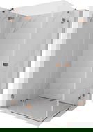 Mexen Lunar Duo Duschkabine, schwenkbar, links, 105 x 70 cm, transparent, Roségold - 834-105L-070P-60-00