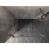 Mexen Lunar Duo tuš kabina s dvostrukim vratima lijeva 105 x 100 cm, prozirna, ružičasto zlato - 834-105L-100P-60-00