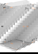 Mexen Lunar Duo draaideur douchecabine links 120 x 80 cm, transparant, roségoud - 834-120L-080P-60-00