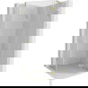Mexen Lunar vijfhoekige douchecabine met rechtsdraaiende deur 90 x 90 cm, transparant, geborsteld goud - 831-090P-090L-55-00-P