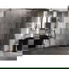 Mexen Lunar vijfhoekige, rechts scharnierende douchecabine 100 x 100 cm, transparant, geborsteld goud - 831-100P-100L-55-00-P