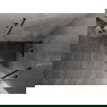 Mexen Lunar fünfeckige Duschkabine, rechte Türöffnung 100 x 100 cm, transparent, schwarz - 831-100P-100L-70-00-P