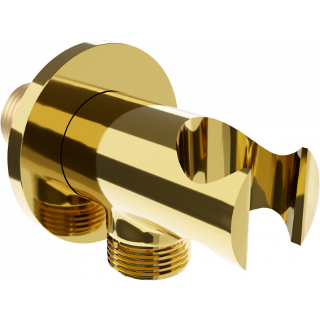 Mexen Kai angular connector, gold - 79301-50