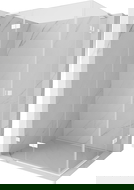 Mexen Lunar L Δίφυλλη καμπίνα ντους pivot αριστερή 115 x 105 cm, διαφανής, λευκή