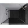 Mexen Pretoria draaideur douchecabine 90 x 100 cm, grafiet, chroom - 852-090-100-01-40