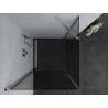 Mexen Pretoria douchecabine met scharnier 70 x 70 cm, grafiet, chroom - 852-070-070-01-40