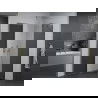Mexen Pretoria douchecabine scharnierend 80 x 80 cm, grafiet, chroom - 852-080-080-01-40