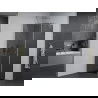 Mexen Pretoria douchecabine scharnierend 80 x 80 cm, grafiet, chroom - 852-080-080-01-40