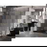 Mexen Lunar L Duo draaideur douchecabine 95 x 70 cm, transparant, goud - 834L-095L-070P-50-00