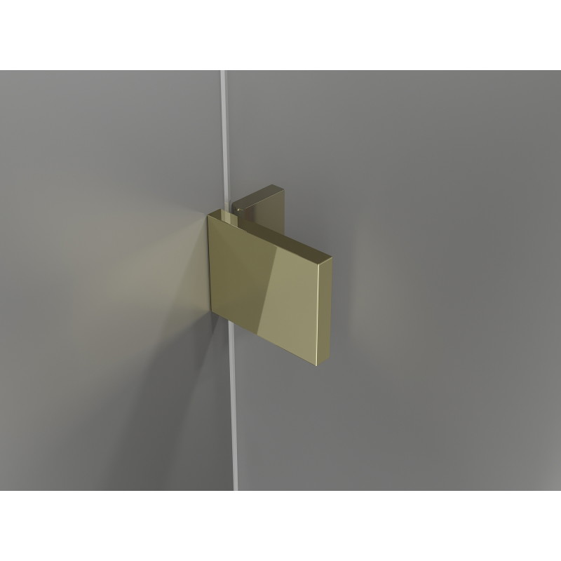 Mexen Lunar L Duo kabina za prhanje, leva 110 x 85 cm, prozorna, zlata - 834L-110L-085P-50-00