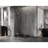 Mexen Lunar L Duo Hinged Shower Enclosure 110 x 110 cm, Transparent, Gold - 834L-110L-110P-50-00