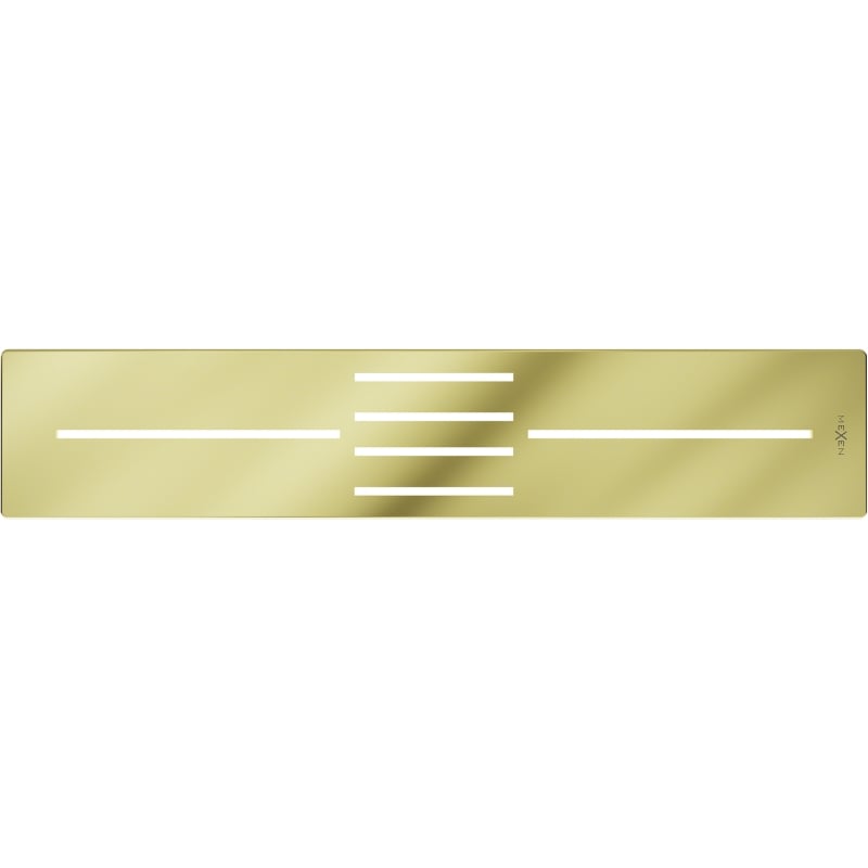 Mexen Toro mascherina per piatto doccia 100-120 cm, oro - 43910050