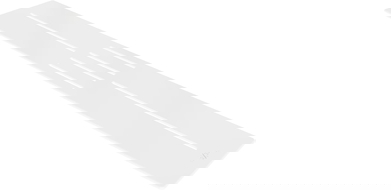 Mexen Toro shower tray cover 130-160 cm, white - 43920020