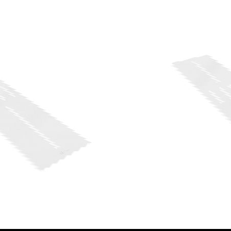 Mexen Toro täcksida för duschkar 170-200 cm, vit - 43930020