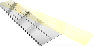 Mexen Toro suihkualtaan etulevy 170-200 cm, kullanvärinen - 43930050