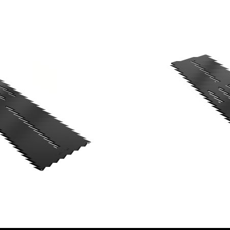 Mexen Toro vannas istabas malas aizsargs 170-200 cm, melns - 43930070