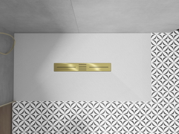 Mexen Toro μάσκα για ντουζιέρα 170-200 cm, χρυσή - 43930050