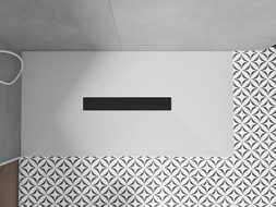 Mexen Toro painel para base de duche 170-200 cm, preto - 43930070