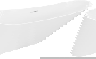 Mexen Dora vasca da bagno freestanding 150 x 75 cm, bianca, troppo pieno bianco - 52071507500-20