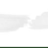 Mexen Dora freistehende Badewanne 150 x 75 cm, weiß/schwarz, weißer Überlauf - 52071507575-20