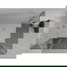 Mexen Roma draaideur douchecabine 90 x 100 cm, grafiet, chroom + Flat douchebak, wit - 854-090-100-01-40-4010