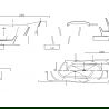 Mexen Dora freistehende Badewanne 160 x 75 cm, weiß/schwarz, Überlauf gun gray gebürstet - 52071607575-66