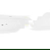 Mexen Dora freistehende Badewanne 170 x 75 cm, weiß/schwarz, Überlauf gold gebürstet- 52071707575-55