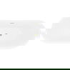 Mexen Lotos vrijstaande badkuip 140 x 75 cm, wit, overloop goud geborsteld - 52051407700-55
