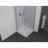 Mexen Pretoria schuifbare douchecabine 70 x 70 cm, transparant, chroom + Flat douchebak - 852-070-070-01-00-4010
