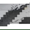 Mexen Pretoria douchecabine draaibaar 90 x 90 cm, transparant, chroom + Flat douchebak - 852-090-090-01-00-4010