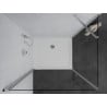 Mexen Pretoria 70 x 100 cm Pivot Shower Enclosure, Transparent, Chrome + Flat Shower Tray - 852-070-100-01-00-4010