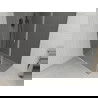 Mexen Roma douchecabine scharnierend 110 x 90 cm, grafiet, chroom + Flat douchebak, wit - 854-110-090-01-40-4010