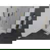 Mexen Pretoria scharnierende douchecabine 70 x 70 cm, transparant, goud + Flat douchebak - 852-070-070-50-00-4010