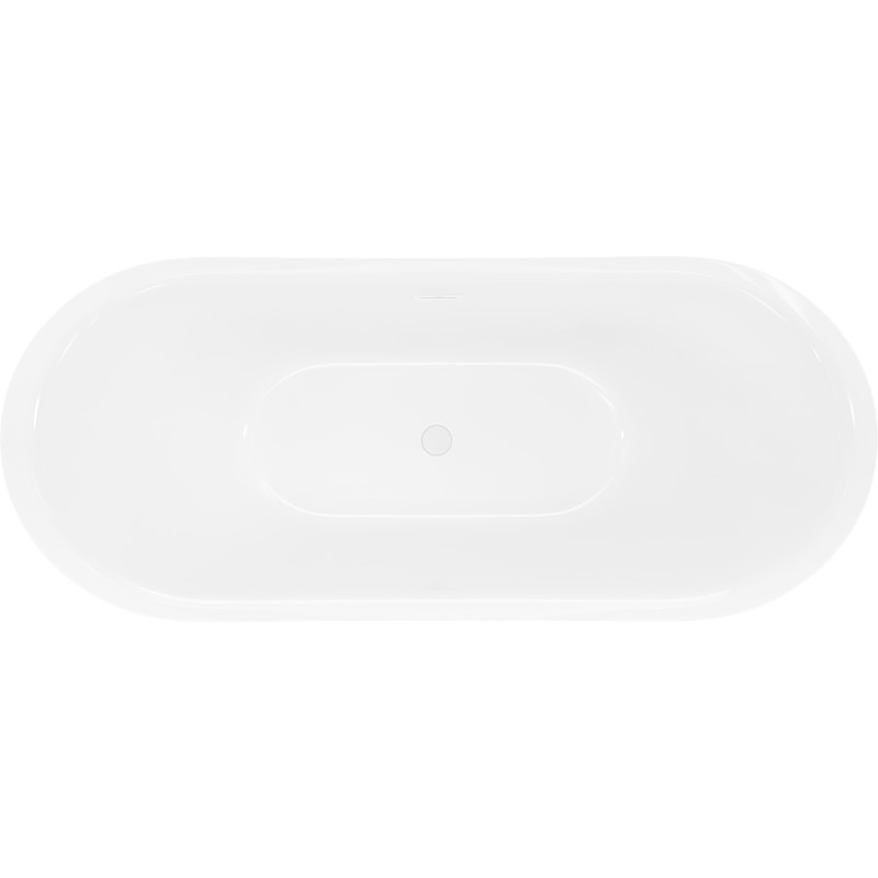 Mexen Lotos vaba seisuga vann 180 x 75 cm, valge, valge ülevool - 52051807700-20