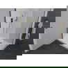 Mexen Pretoria douchecabine zwaaiend 70 x 90 cm, transparant, goud + douchebak Flat - 852-070-090-50-00-4010
