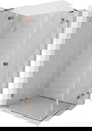 Mexen Lunar L Duo Duschkabine links öffnend 110 x 75 cm, transparent, Roségold - 834L-110L-075P-60-00