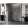 Mexen Lunar L Duo shower cabin hinged 115 x 115 cm, transparent, rose gold - 834L-115L-115P-60-00